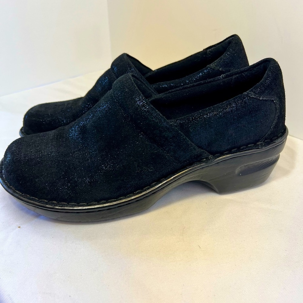 boc Black Suede Mules